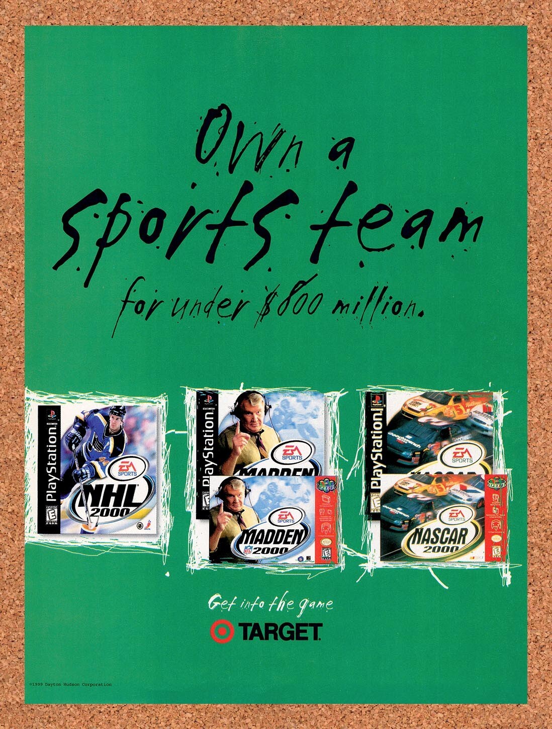 1999 Target EA Games Original Ad v5