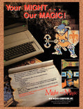 1987 Might And Magic Apple II Original Ad v2