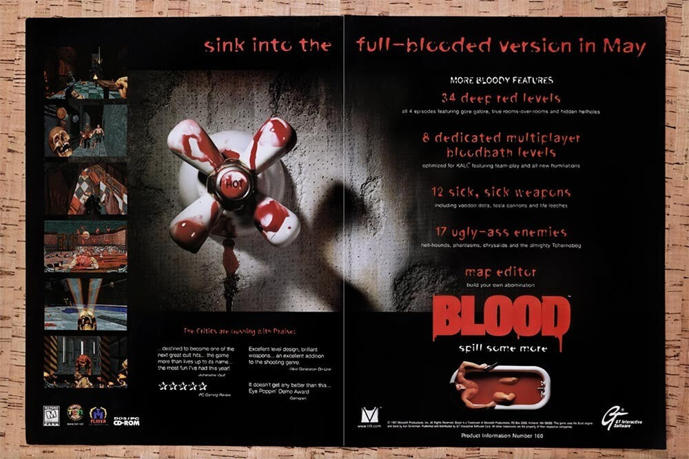 1997 Blood PC Original Ad v1