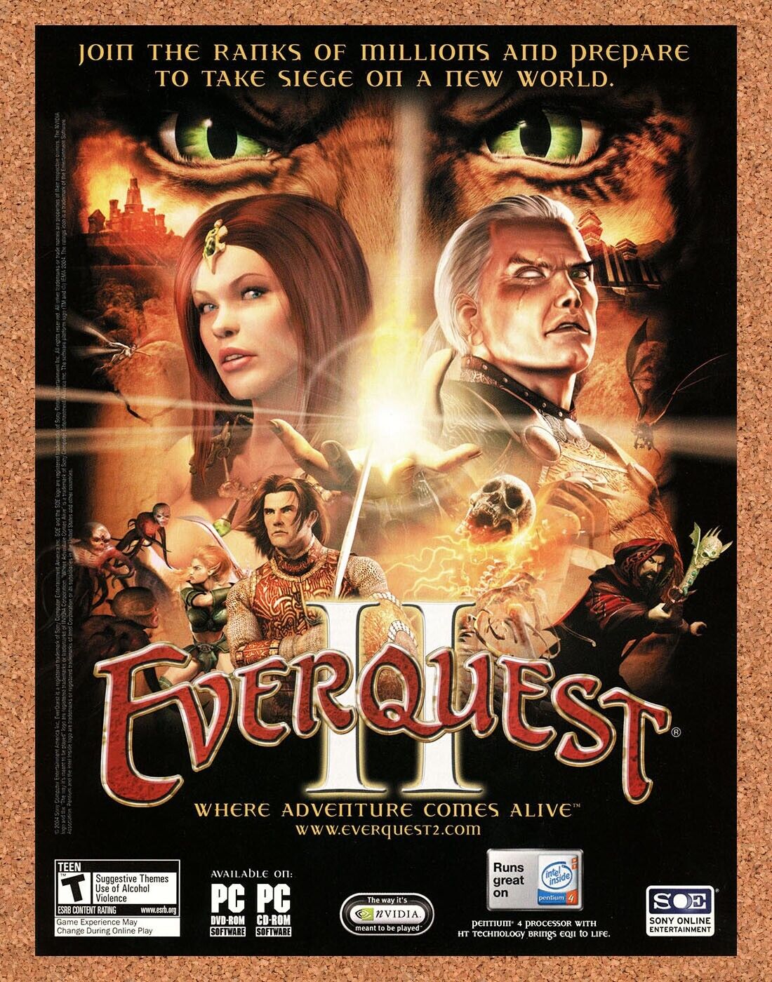 2004 EverQuest II PC Original Ad