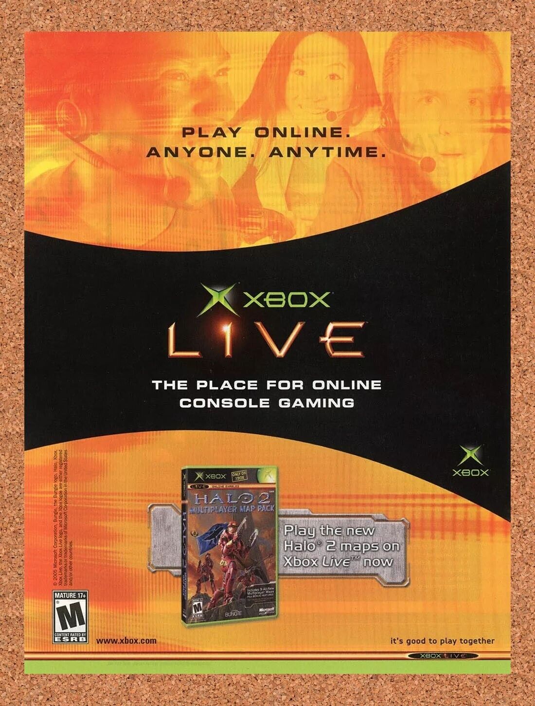 2006 Halo 2 Xbox Multiplayer Map Pack Original Ad
