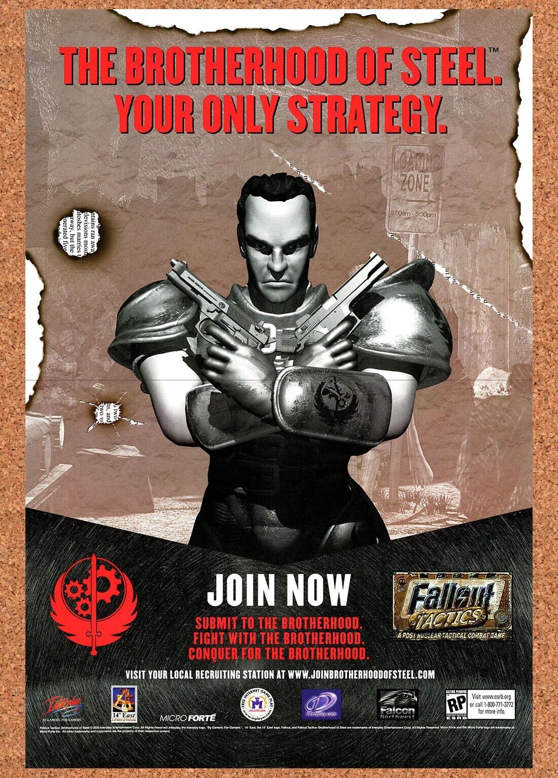 2003 Fallout Tactics PC Original Ad