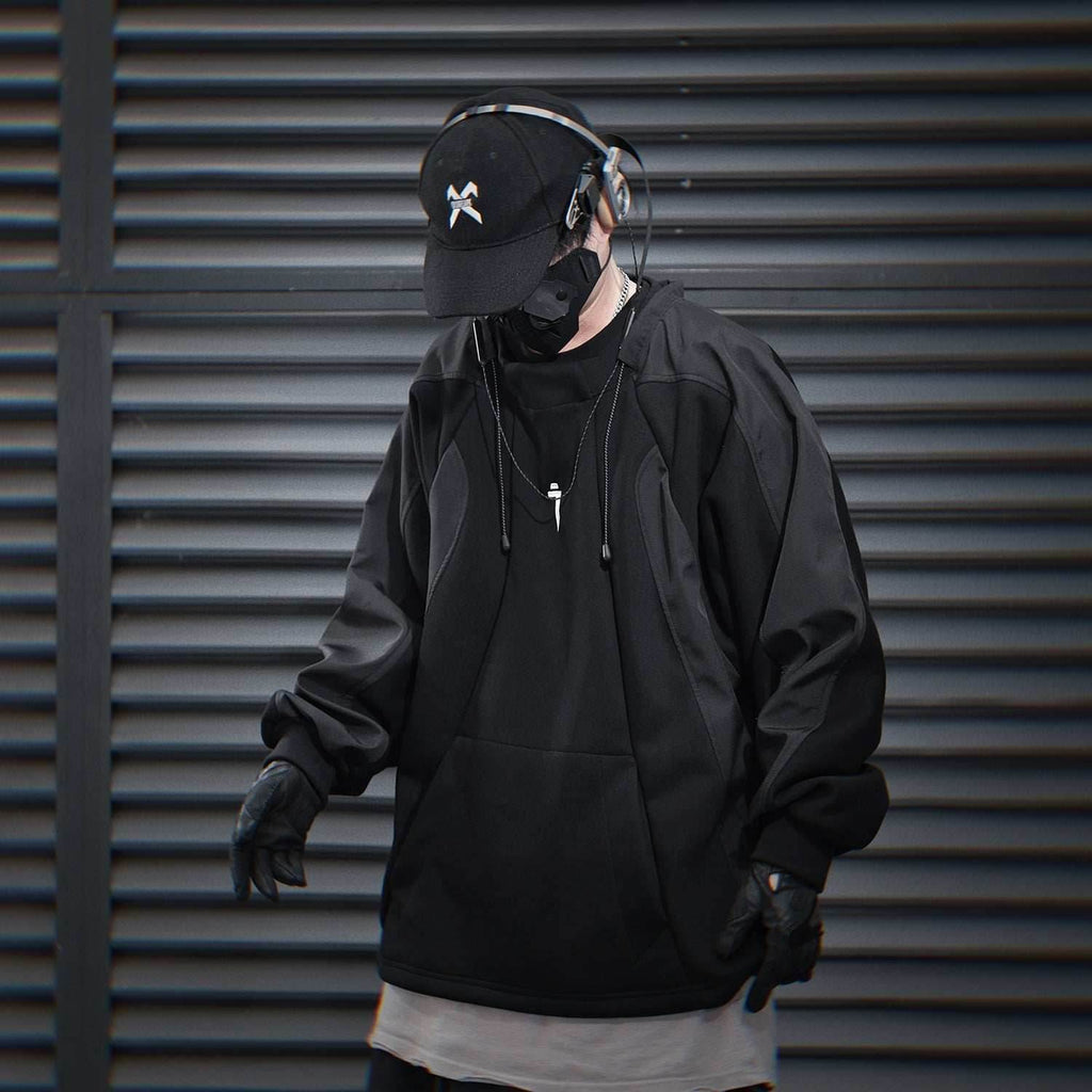 HiH55 Patchwork I-Tech Crewneck - M
