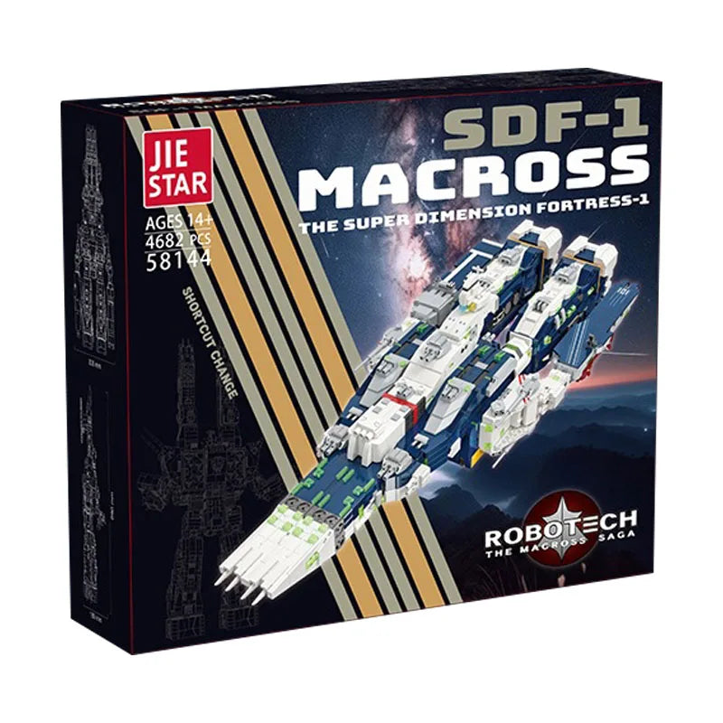 58144 MOC Creativity Spacecraft SDF-1 Macross Building Blocks Bricks Assembling no box