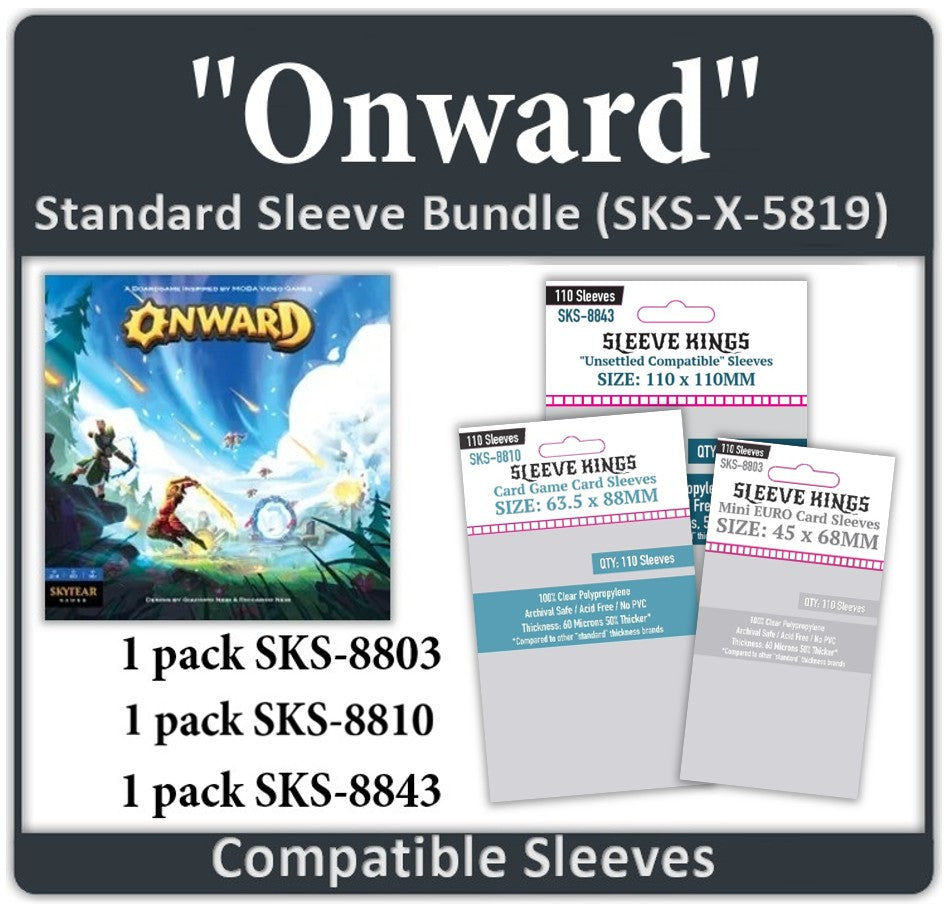 "Onward" Compatible Sleeve Bundle (8803 x1, 8810 x 3, 8843 x1)