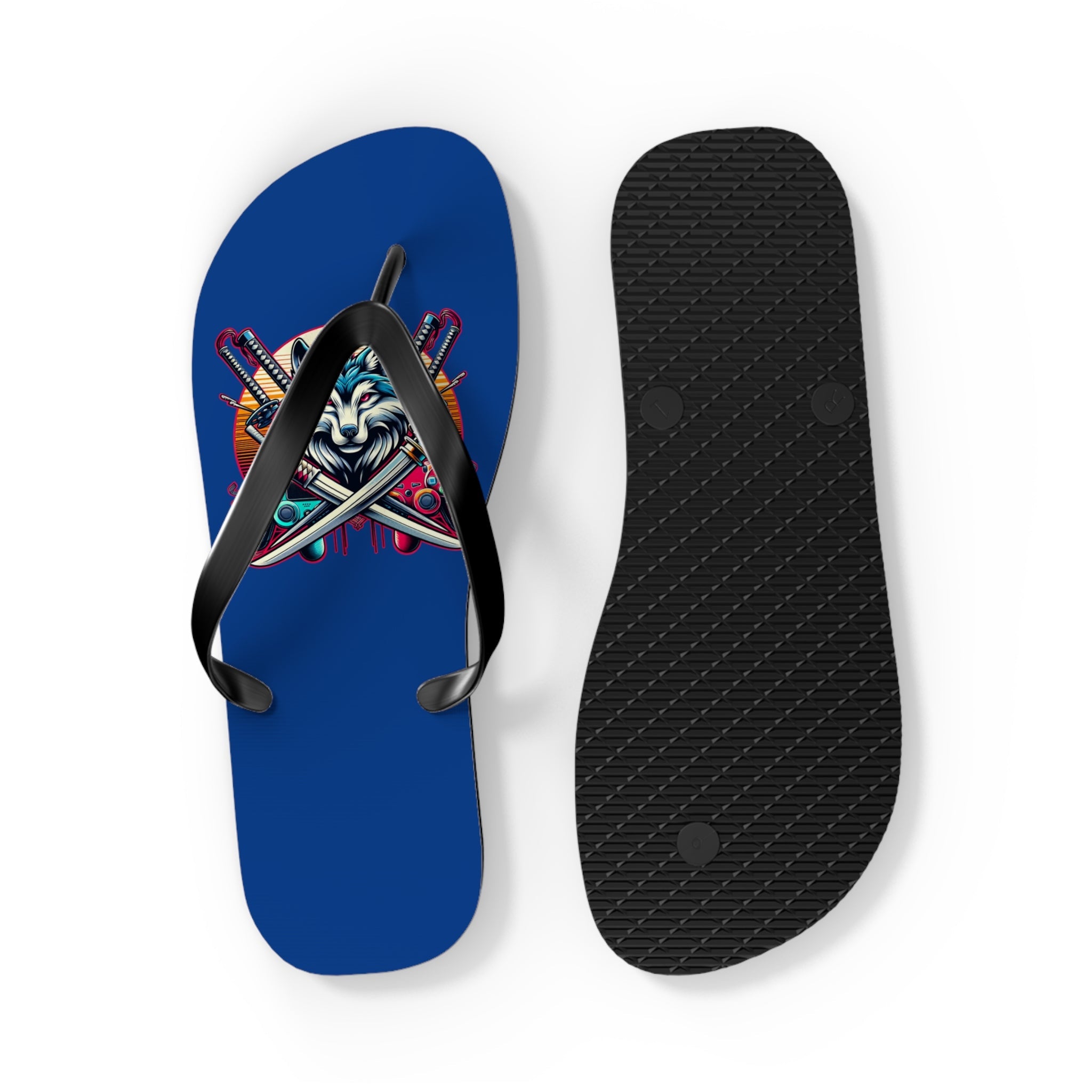 XP Wolf Gamer Flip Flops