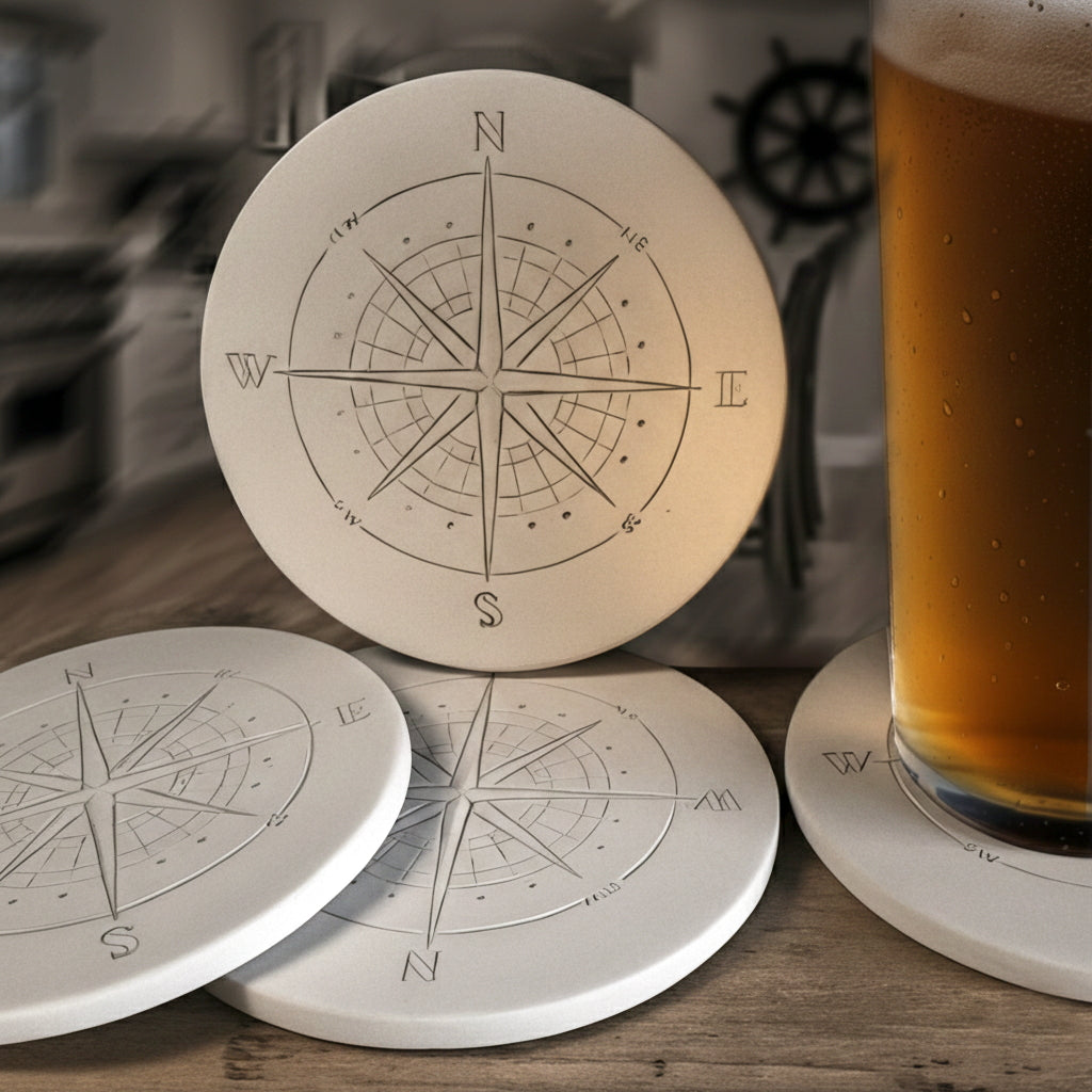 Compass Drink Coasters