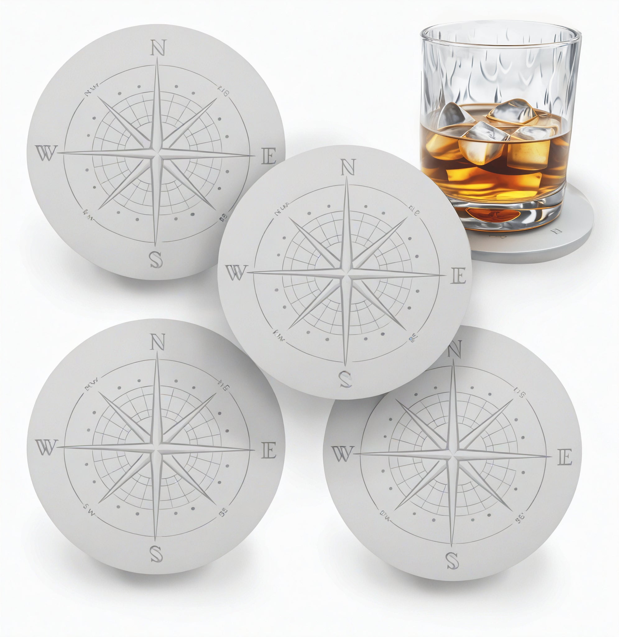 Compass Drink Coasters