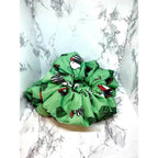 Green Christmas Snoopy Scrunchie - 