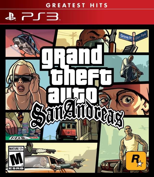 Grand Theft Auto: San Andreas (Greatest Hits) (Playstation 3) - Game Manual Only