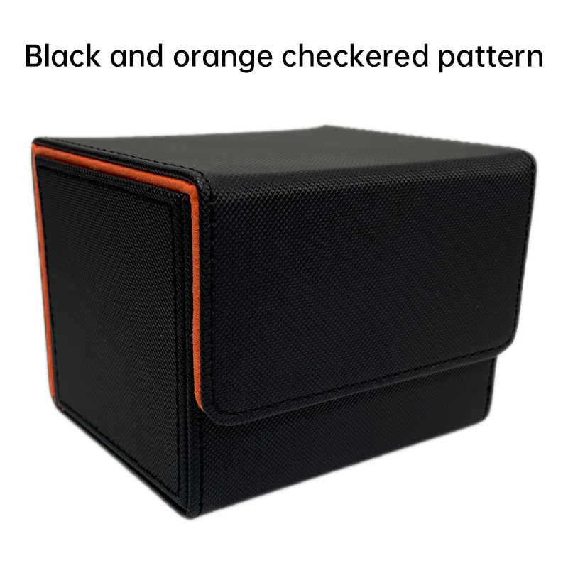 Magnetic Trading Card Storage Box - 100 Card Capacity (Sleeved), Waterproof & Stain Proof Collectoe