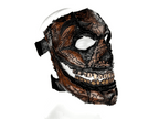 Genuine Leather Mask - GigaMyme Leatherface Edition - Handmade Mime Full Face Cover for Halloween, Performance or Cosplay Costume - 