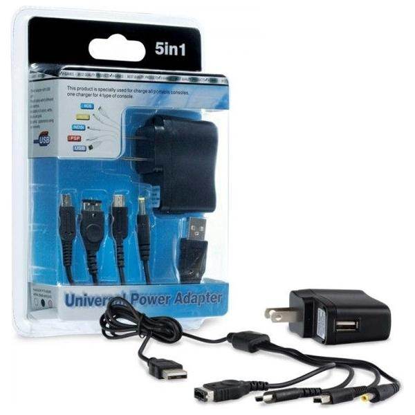 5-n-1 Universal Power Adapter For Nintendo DS® / Nintendo DS® Lite / Nintendo DSi® / PSP® - 