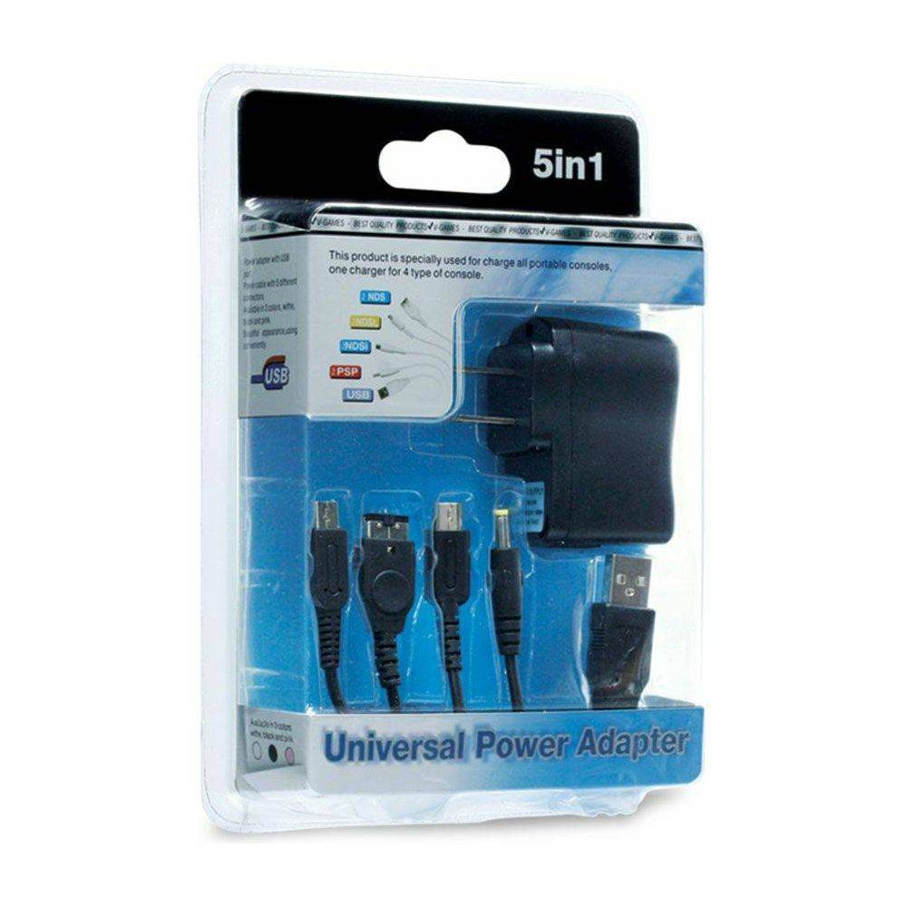 5-n-1 Universal Power Adapter For Nintendo DS® / Nintendo DS® Lite / Nintendo DSi® / PSP® - 