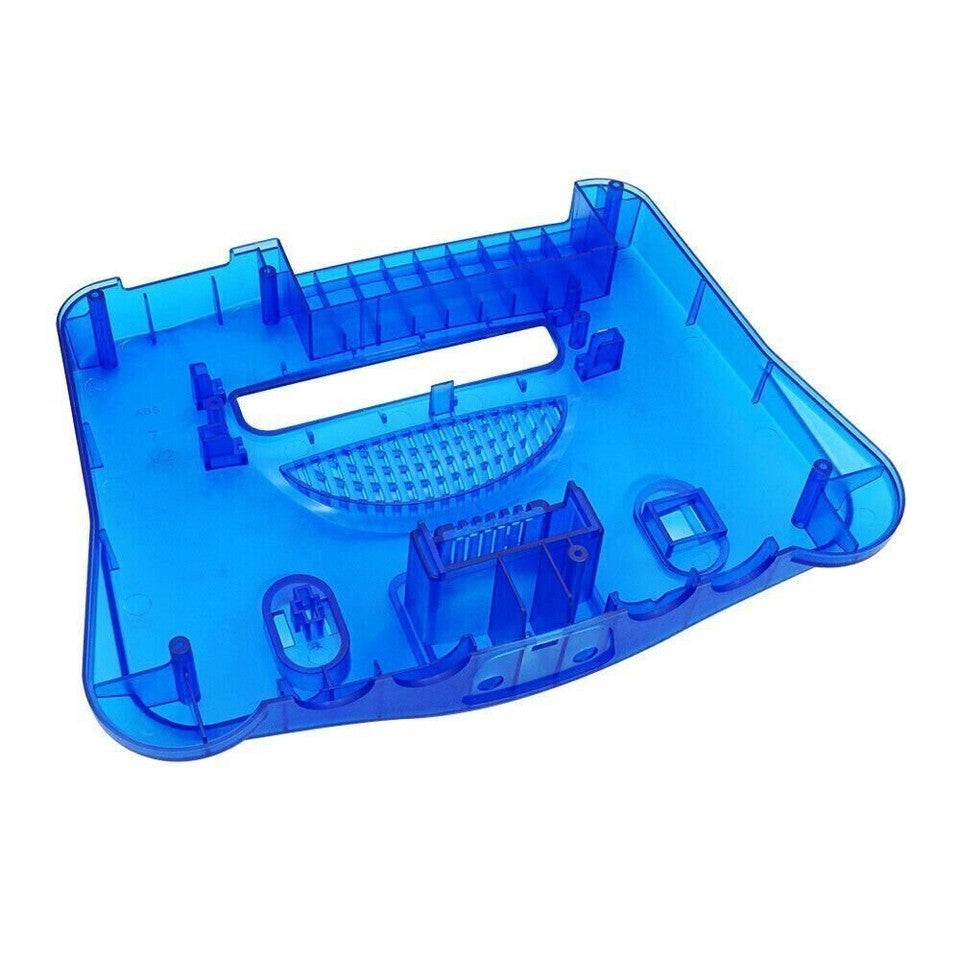 N64 Replacement Console Shell Housing Translucent Blue Nintendo 64