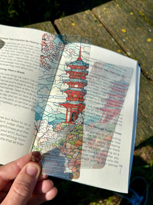 Japanese Shinto Shrine Bookmark – Sacred Torii Gate, Spiritual Japan Aesthetic, Zen Gift, Book Lover Accessory, Tranquil Reading Charm