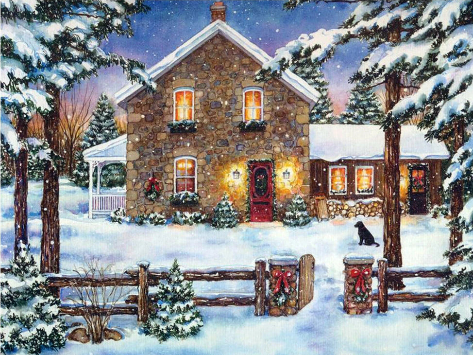 5D Diamond Painting Winter Landscape  Embroidery