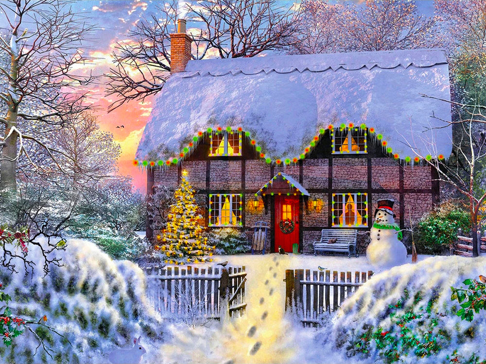 5D Diamond Painting Winter Landscape  Embroidery