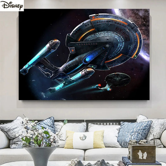 5D DIY square/round Diamond Painting Star Trek Cross Stitch Diamond Embroidery Pattern Rhinestone home decor J0813