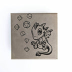 Adoragon - Vegan Leather Dice Box - Gray