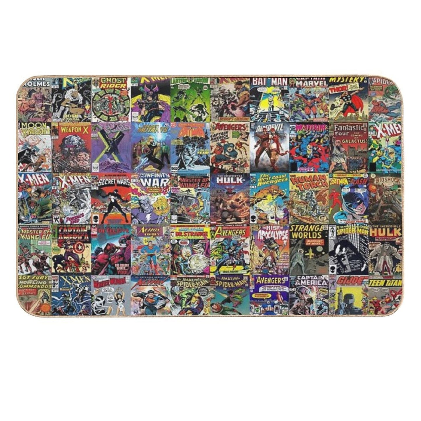 Comic Books  Dirt-Trapping Bath Mat