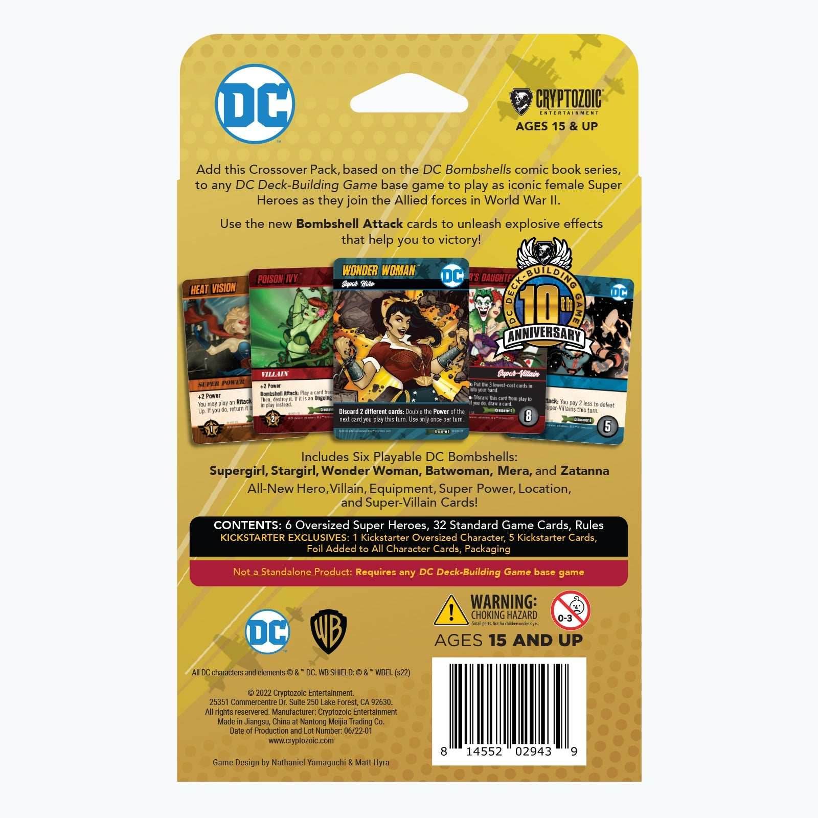 DC Deck-Building Game Crossover Pack 9: DC Bombshells (KICKSTARTER EDITION) - 