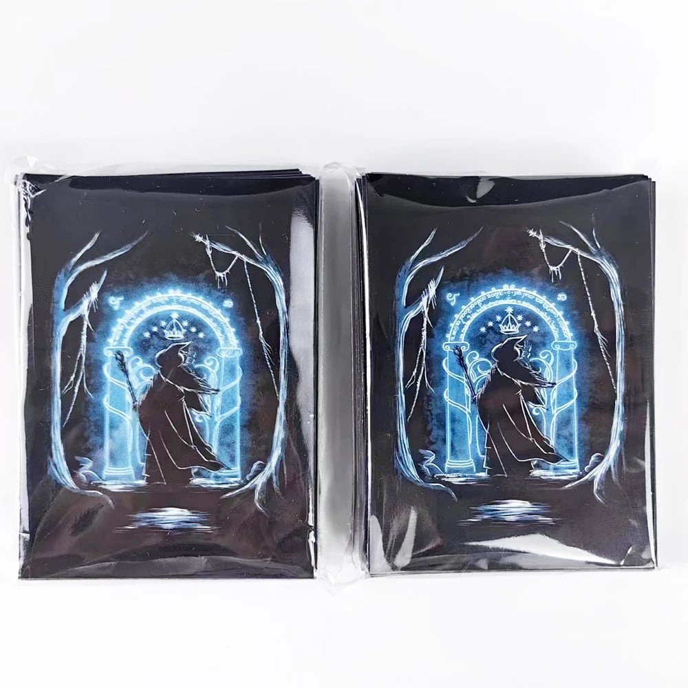 60 PCS 66x91mm Standard Size Card Protector Wizard Card Shield Set Anime Card Sleeves for MTG/PKM/YGO Game Cards