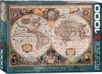Puzzle: Maps & Flags - Orbis Geographica World Map - 