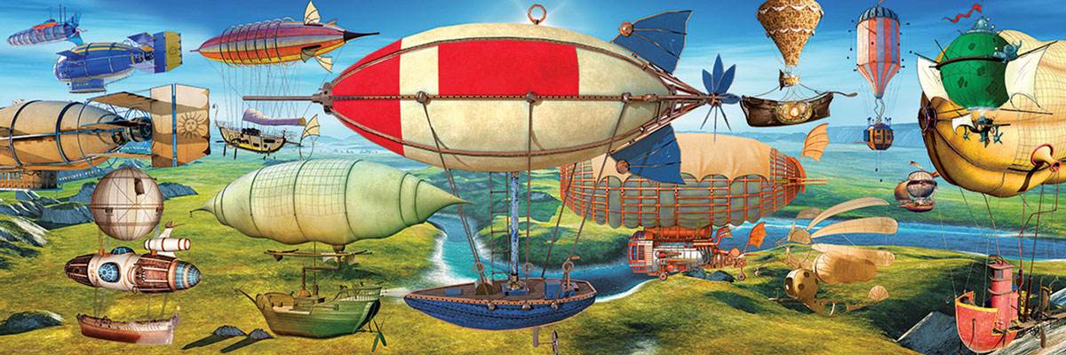 Puzzle: Panoramic Puzzles - The Great Race - 