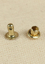 Hollow Rivet Ø4,8 x 4,7 mm Iron/Brass