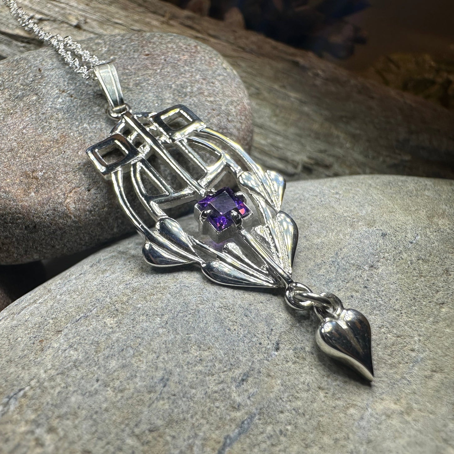 Scottish Mackintosh Thistle Necklace