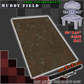 60x44" 'Muddy Field' F.A.T. Mat Battle Gaming Mat