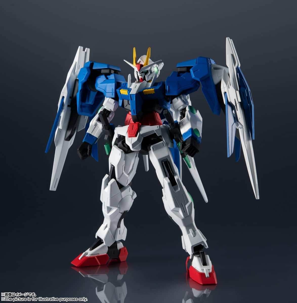 Tamashi Nations - Mobile Suit Gundam - GN-0000 + GNR-010 00 Raiser, Bandai Spirits GUNDAM UNIVERSE Figure - 