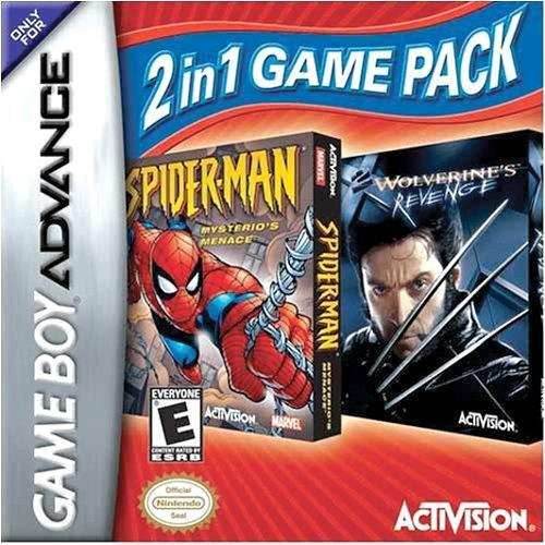 Spiderman Mysterio's Menace / X-2 Wolverines Revenge (Gameboy Advance) - Game Manual Only