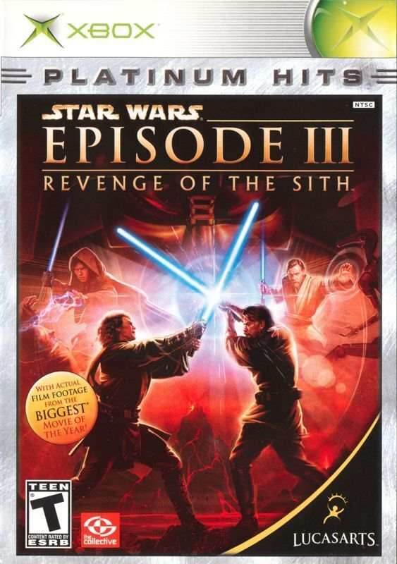 Star Wars Episode III: Revenge of the Sith (Platinum Hits) (Xbox) - Game Manual Only