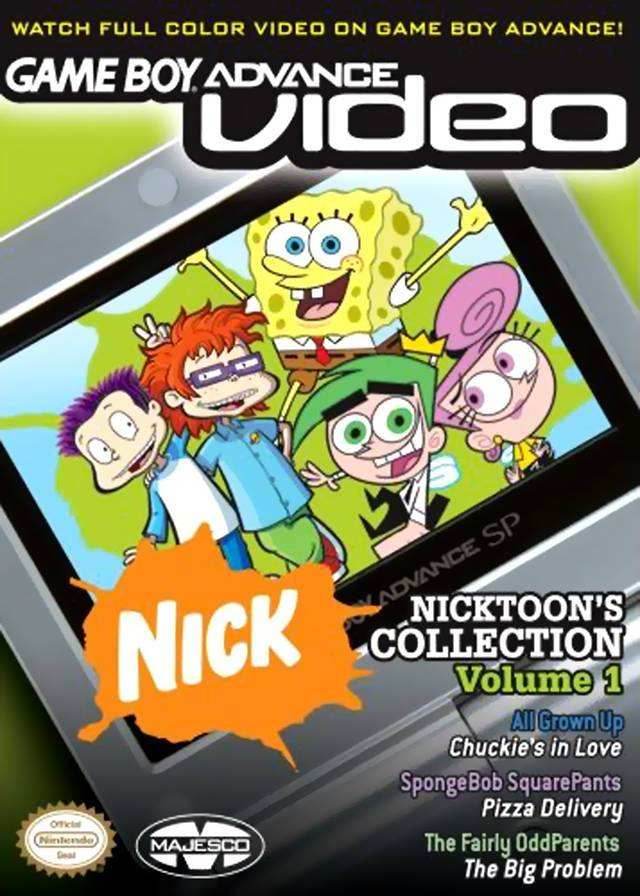 Gameboy Advance Video: Nicktoon Collection Vol 1 (Gameboy Advance) - Game Manual Only