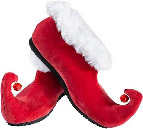 Green Monster Christmas Movie Red Shoes with Bells - S