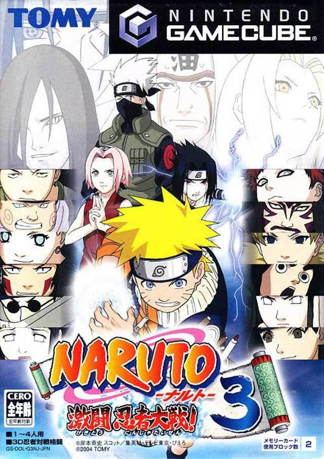 Naruto: Gekitou Ninja Taisen! 3 [Japan Import] (Gamecube) - Game Manual Only