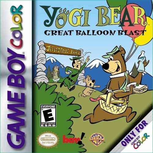 Yogi Bear Great Balloon Blast (Gameboy Color) - Game Manual Only