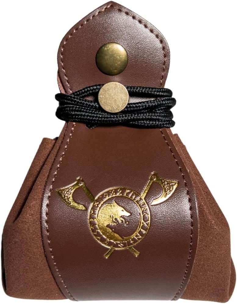 Genuine Leather RPG Bags - Brown - Wolves