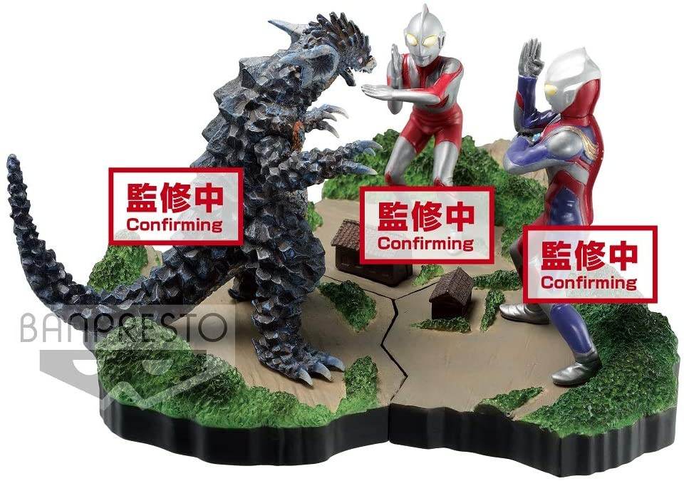 Banpresto Ultraman TIGA Special Effects STAGEMENT Ultraman TIGA #49 The Ultra Star (A:Ultraman TIGA (Multi Type)) Figure - 
