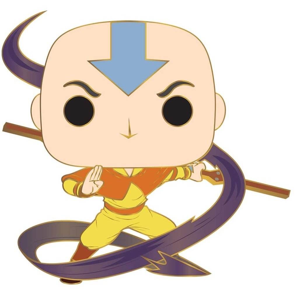 Funko Pop! Pin: Avatar The Last Airbender - Aang Enamel Pin Figure - 