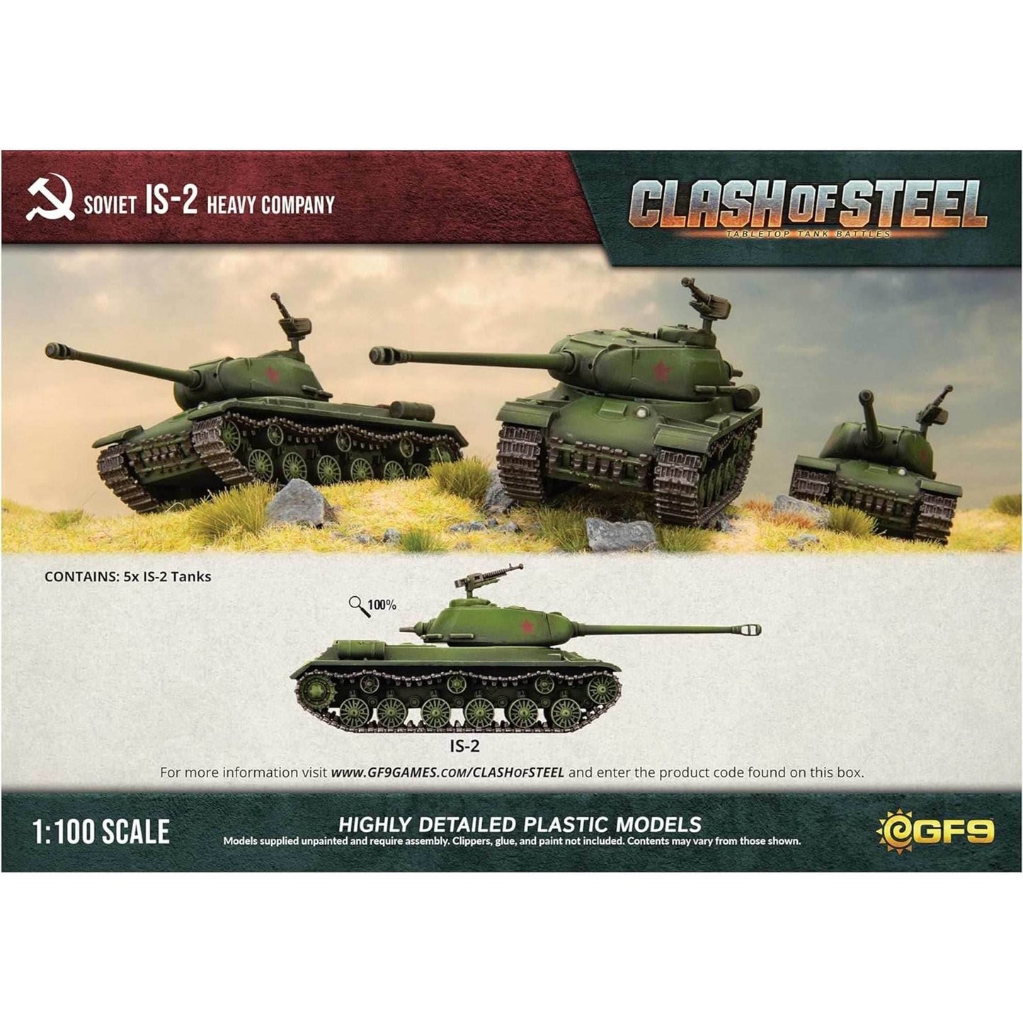 Clash of Steel - Soviet: IS-2 Heavy Company - 
