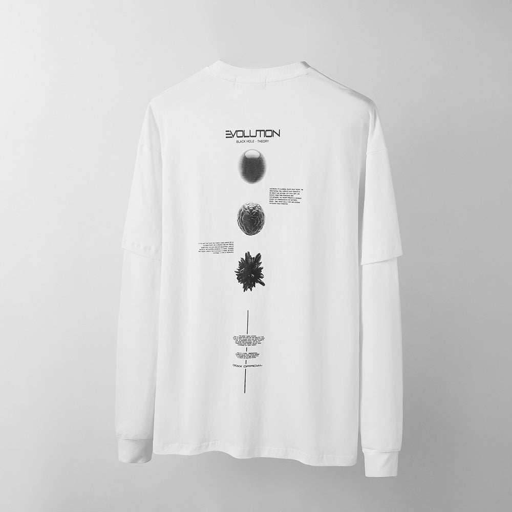 CRO778 Tech Evolution Long Sleeves Tee - White / S