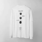 CRO778 Tech Evolution Long Sleeves Tee - White / S