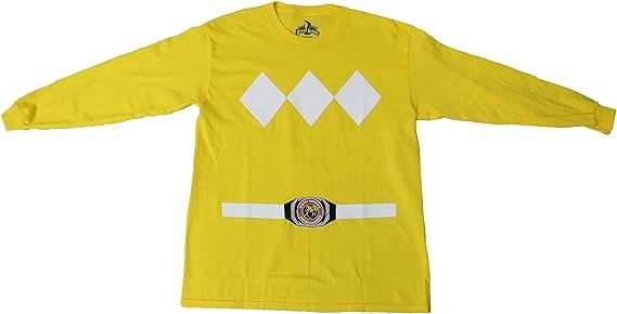 Mighty Morphin Power Rangers Boys Youth Shirt - Yellow / YXS