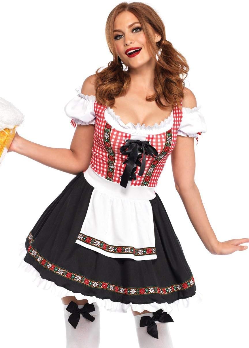 Beer Garden Babe Oktoberfest Costume - Women's Bavarian Dirndl Dress