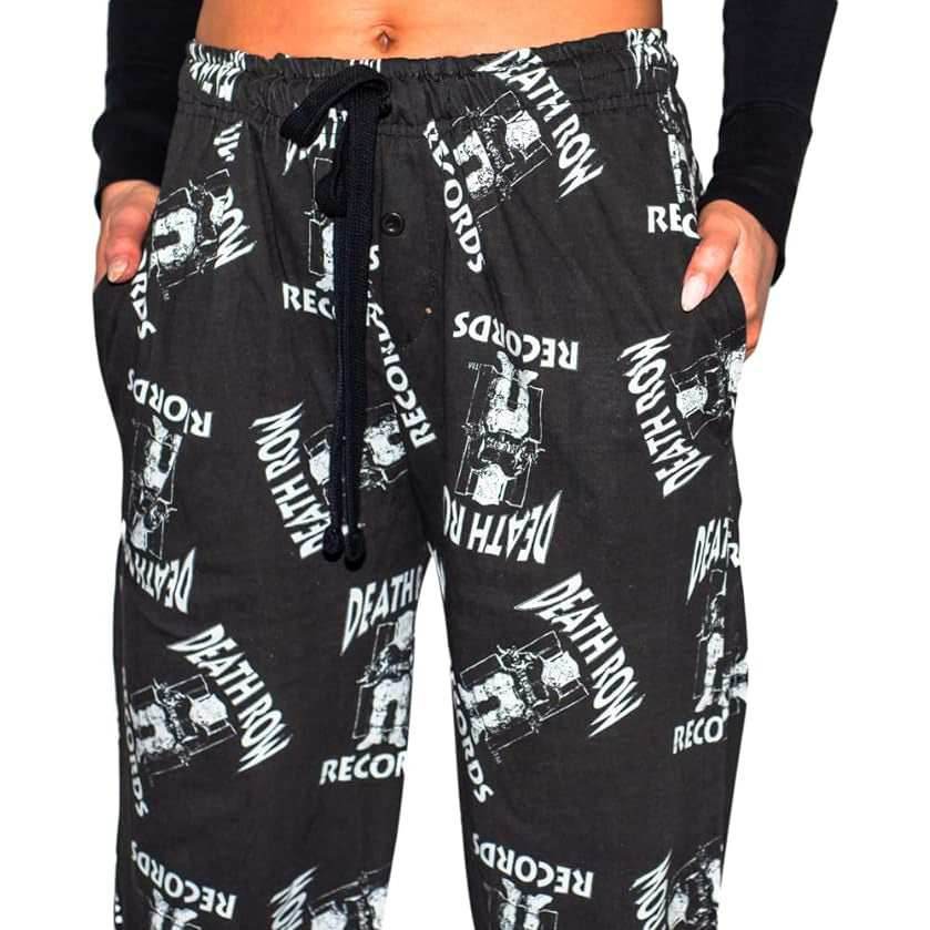 Deathrow Records Logo Toss Adult Sleep Lounge Pants - S