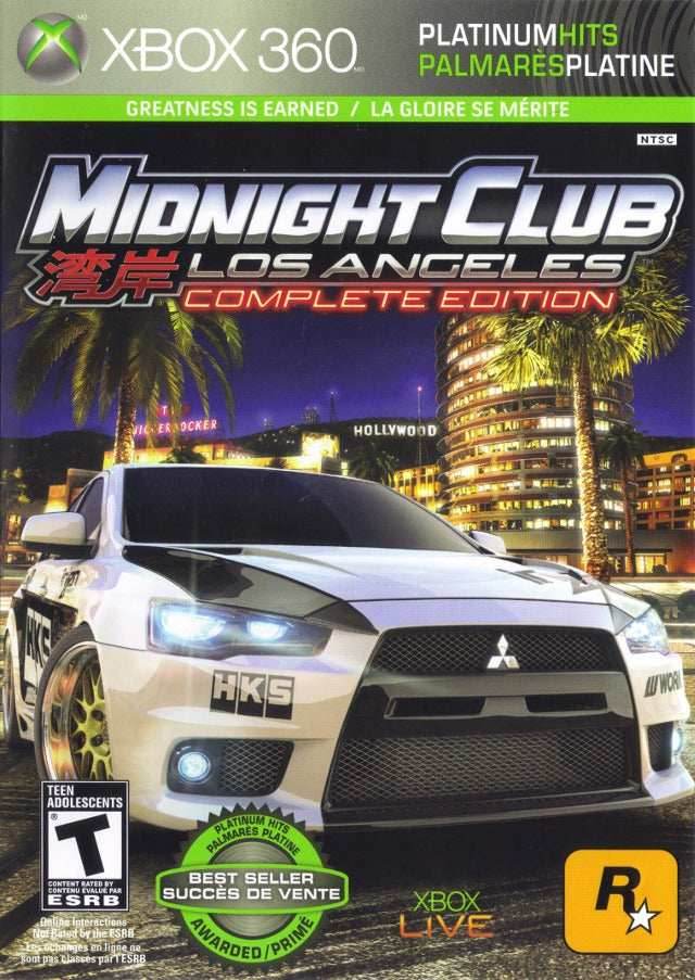 Midnight Club Los Angeles Complete Edition (Platinum Hits) (Xbox 360) - Game Only