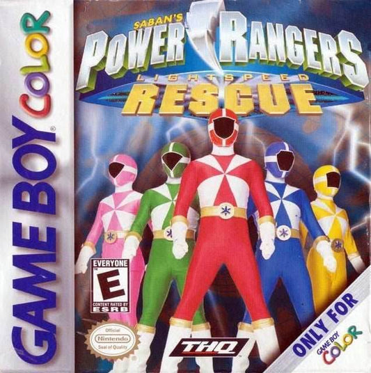 Power Rangers: Lightspeed Rescue (Gameboy Color) - Game Manual Only